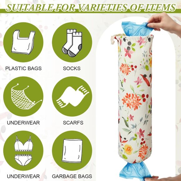 Wildflower Plastic Bag Holder - Picture 4 of 7